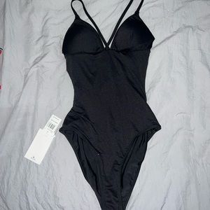 Black Rip Curl one-piece